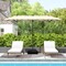 13FT Outdoor Patio Umbrella with Solar LED Lights for Backyard Relaxation